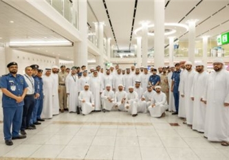 Receiving Dubai government employee pilgrims for the year 2025