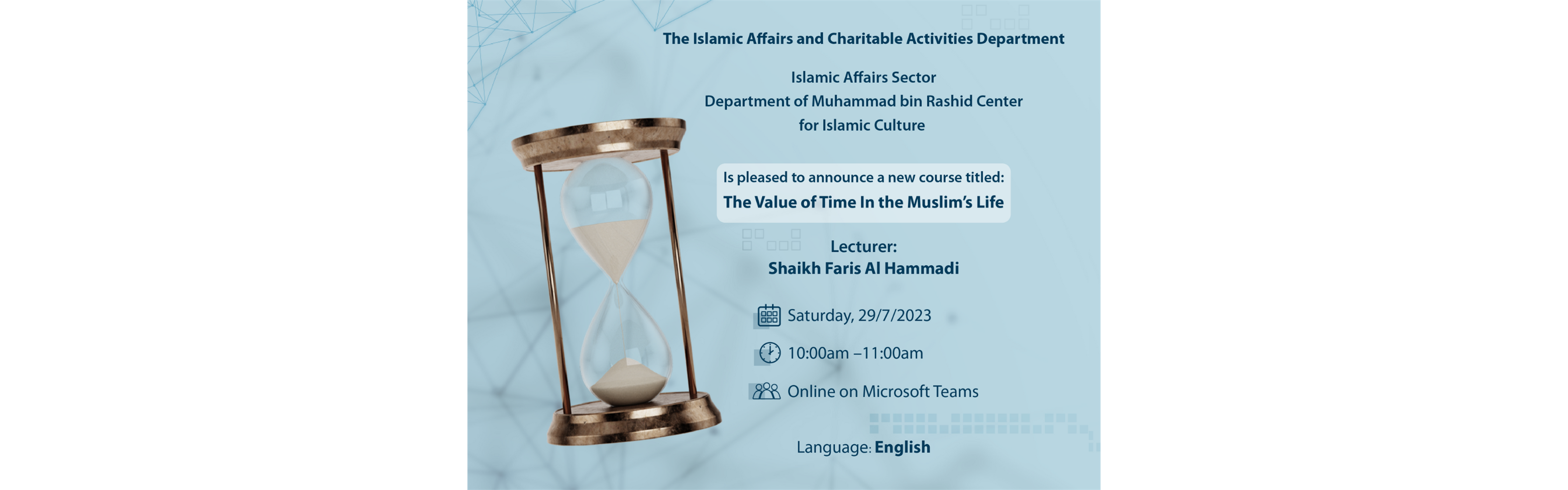 The Value of Time in a Muslim’s Life 
