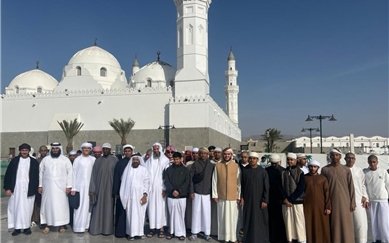 The Umrah delegation of IACAD Visits Al Madinah