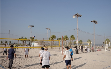  Jumeirah Beach Challenge" Marks IACAD First Participation in "Dubai Fitness Challenge"