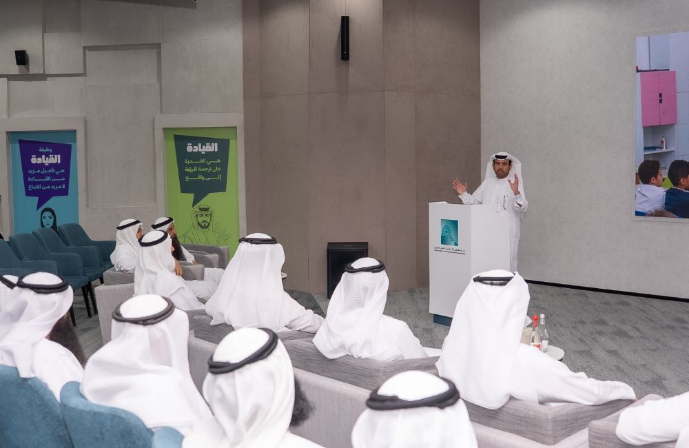 Meeting of His Excellency Ahmed Darwish Al Muhairi, Director General, with Ajeal Team-2.png