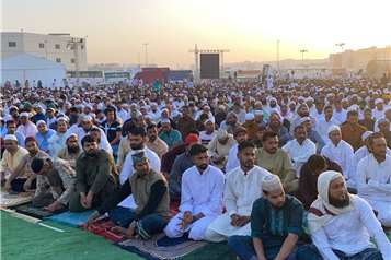إسلامية دبي بالتعاون مع إقامة دبي تنظًمان احتفالات عمالية كبيرة بمناسبة عيد الأضحى المبارك