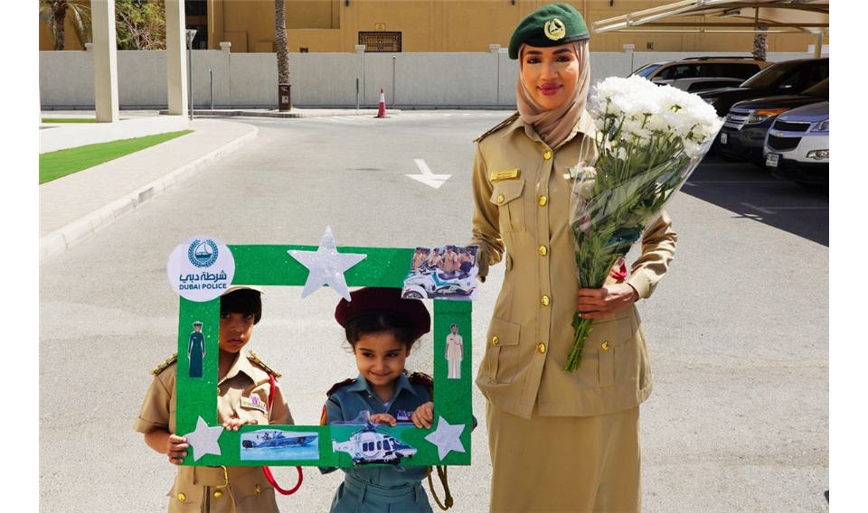 Dubai Police Visits Al Al-Freej Nursery as Part of “Community Heroes” Initiative
